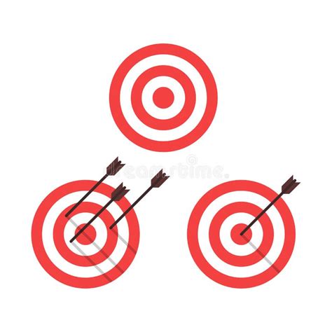 Target Arrow Isolated Icon Stock Vector Illustration Of Accuracy