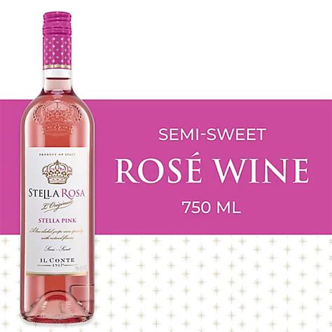 Stella Rosa Pink Semi Sweet Rose Wine 750 Ml Safeway