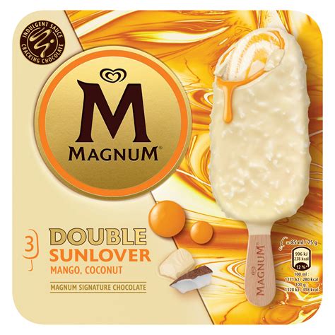 Magnum Double Sunlover Ice Cream 3 X 85ml Magnum