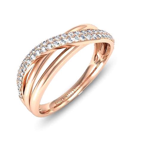 Alliance Or Rose Diamant Shelly Alliance Or Rose Rose Gold Ring Gold