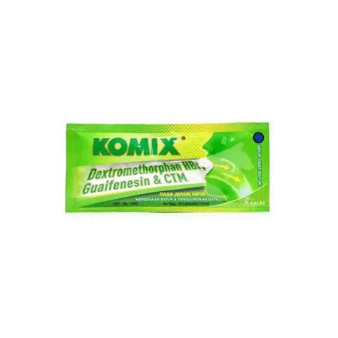 Komix Rasa Jeruk Nipis Sachet 7 Ml Kegunaan Efek Samping Dosis Dan