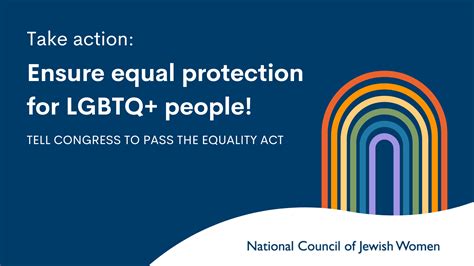 National Council Of Jewish Women Equality Act AA Main National