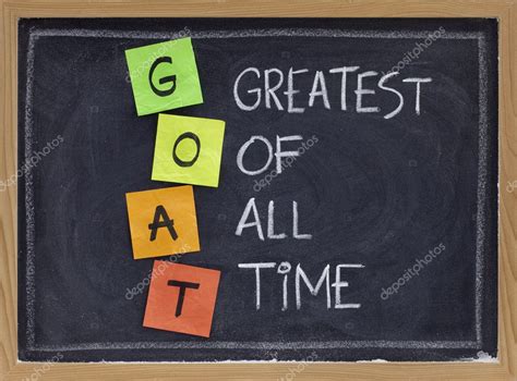 Greatest Of All Time Goat Acronym — Stock Photo © Pixelsaway 3374093