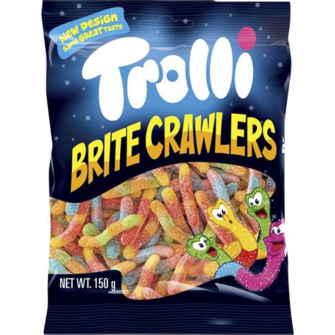 Trolli Lollies Brite Crawlers 150g Woolworths