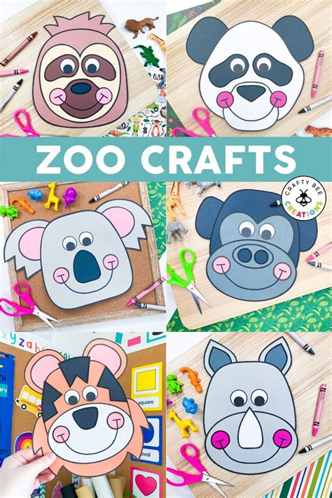 Amazing Zoo Crafts Bundle 2 - Crafty Bee Creations