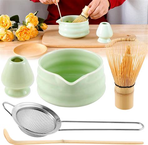 Matcha Whisk Set Matcha Whisk Holder Bamboo Matcha Whisk And Bowl With