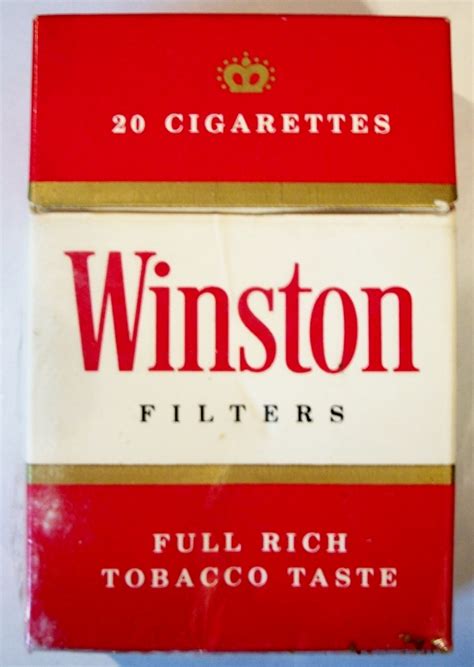 Winston Filters, King Size – vintage American Cigarette Pack ...