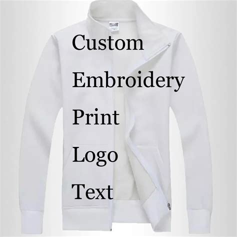 Custom Print Logo Jacket Silk Screen Transfer Print Embroidery Women ...