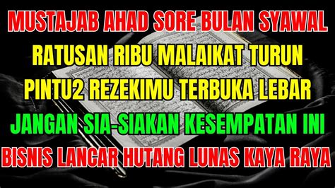 LUDAHI MUKA SAYA JIKA TAK BERHASIL PUTAR 3X AMALAN CEPAT KAYA RAYA DOA