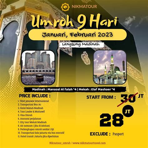 Paket Umroh Regular D Paket Umroh Murah Nikmatour Travel