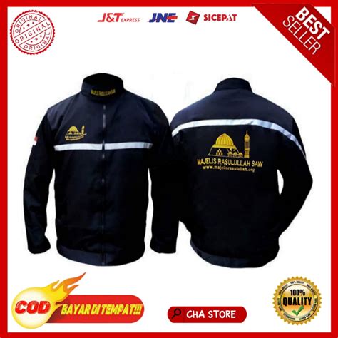 Jual Jaket Bordir Nama Jaket Majlis Rasulullah Saw Jaket Majelis