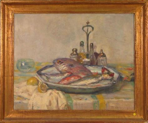 Museu De Reproduções De Arte Nature morte aux poissons por Maurice