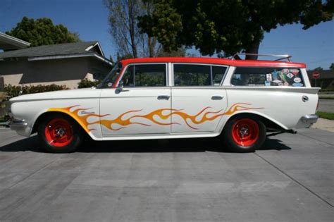 1961 Rambler Station Wagon Custom Street Rod Rat Rod Flames Surf Wagon ...