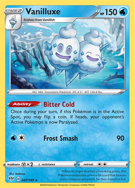 Vanilluxe - Darkness Ablaze - Rare - Pokemon TCG - DigitalTQ