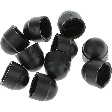 20x CACHE ECROU CAPUCHON BOUCHON PLASTIQUE NOIR VIS AUTO M4 M5 M6 M8