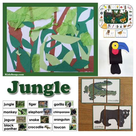 Jungle Theme Activities For Preschoolers