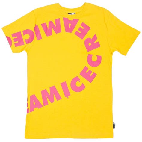 Ice Cream Men Flavors Tee Yellow