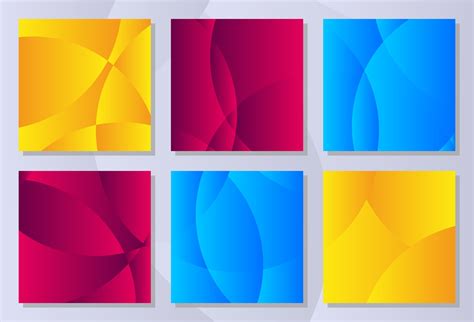 Set of abstract colorful square. eps 10. 20948987 Vector Art at Vecteezy