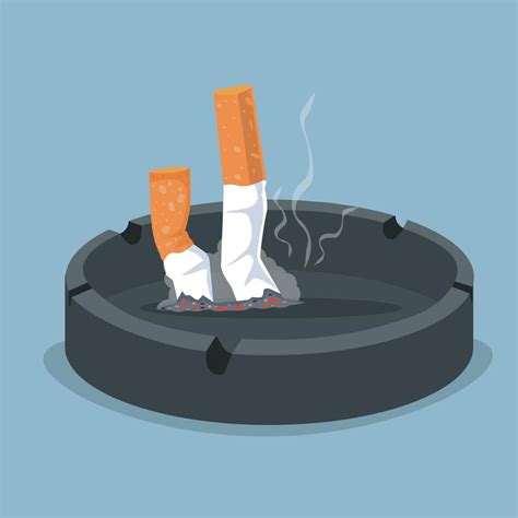 Cigarettes In Ashtray 1886167 Vector Art At Vecteezy