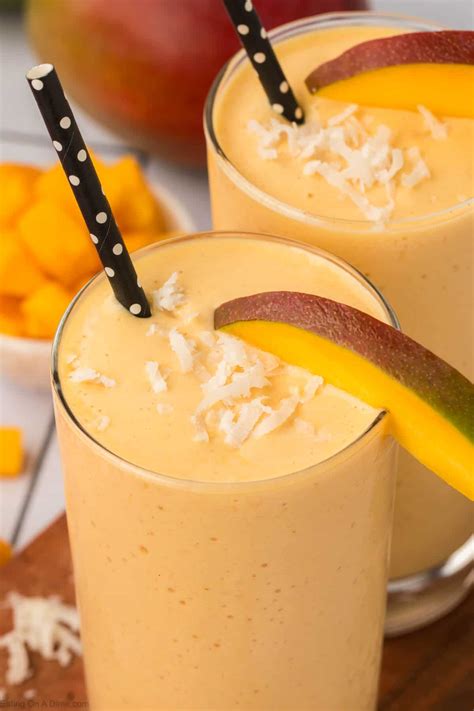 Mango Protein Smoothie Eating On A Dime
