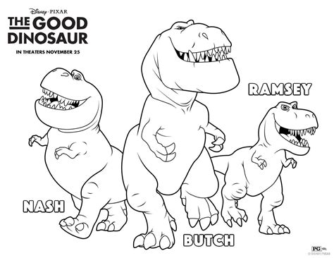 The Good Dinosaur Kleurplaten Ramsey Dinosaur Coloring Pages The