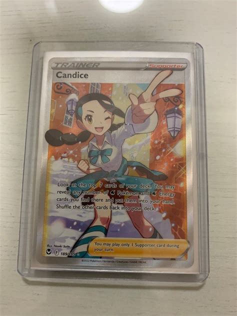 Candice Trainer Full Art Pokemon Silver Tempest Hobbies Toys Toys