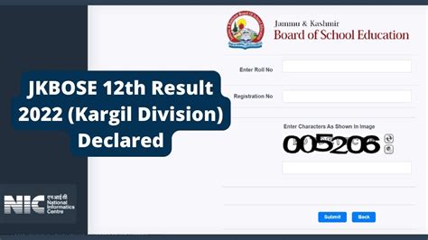 JKBOSE 12th Result 2022 OUT JK Board Class 12 Result Declared For