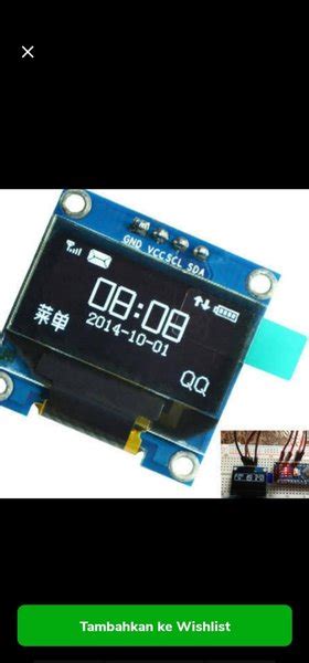 Grosir Module Oled 128x64 0 96 Inch I2c Display White Arduino Uno Mega