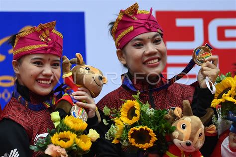 SEA GAMES 2021 PESILAT GANDA PUTRI INDONESIA RAIH EMAS ANTARA Foto