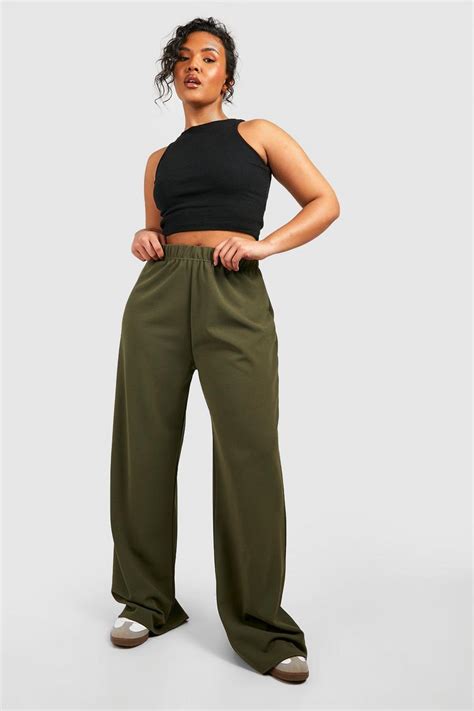 Plus Wide Leg Pants Boohoo Usa