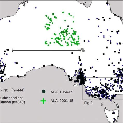 The Spread Of Foxes Across Australia Dates Of Successful Introductions