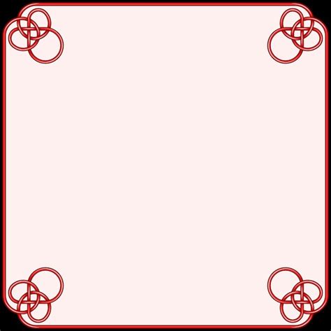 Premium Vector Intertwined Lines Frame Vector Design