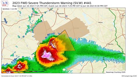 Texas Weather Alerts On Twitter Fwd Issues Severe Thunderstorm