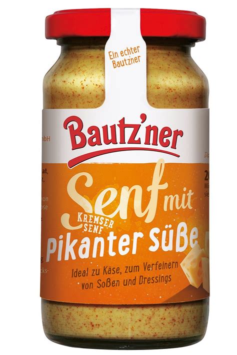 BAUTZ NER Kremser Senf 12er Pack 12 X 200 Ml Amazon De