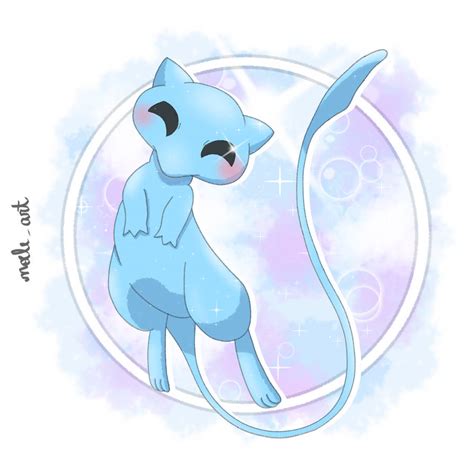 Shiny Mew Fan Art Pokemon by noeleart on DeviantArt