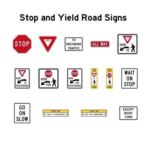 Yield Road Sign