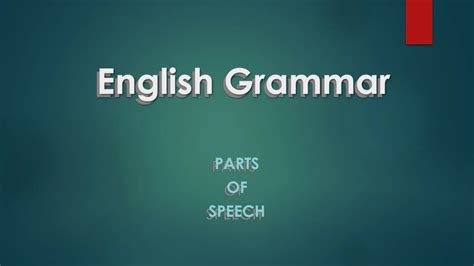 Ppt English Grammar Powerpoint Presentation Free Download Id8906887