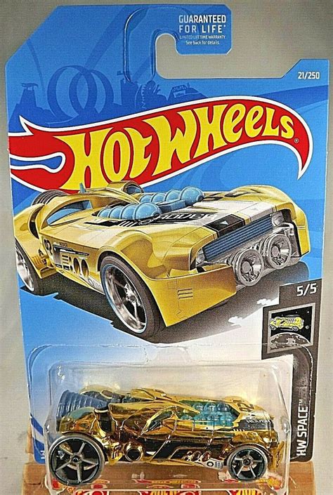 Hot Wheels HW Space ROCKETFIRE Gold Variation WGray Whls Gray OH Sp Contemporary