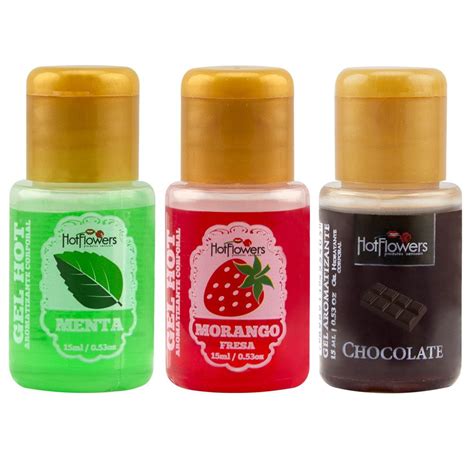 Gel Quente Aromatizante Chocolate 15ml Hot Flowers Sex Shop Loja Pimenta