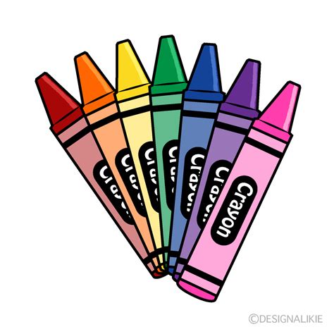 Colorful Crayons Clip Art Free Png Image｜illustoon