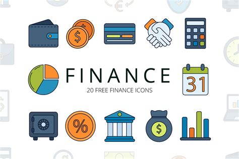 finance vector icon set   creativetacos