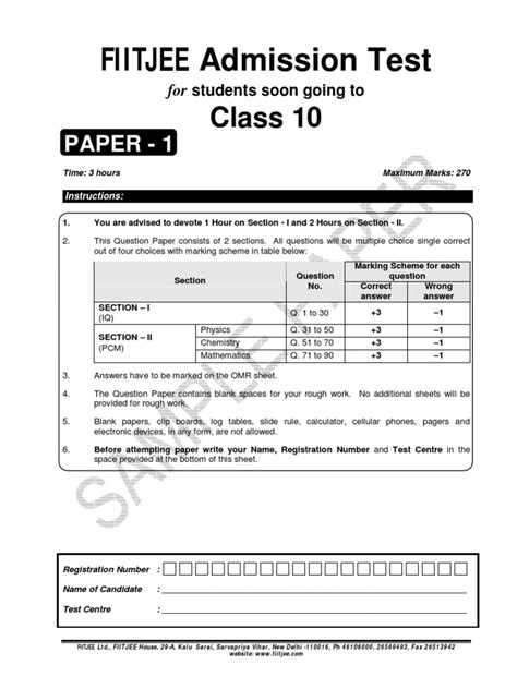 Fiitjee Admission Test Pdf Distillation Force