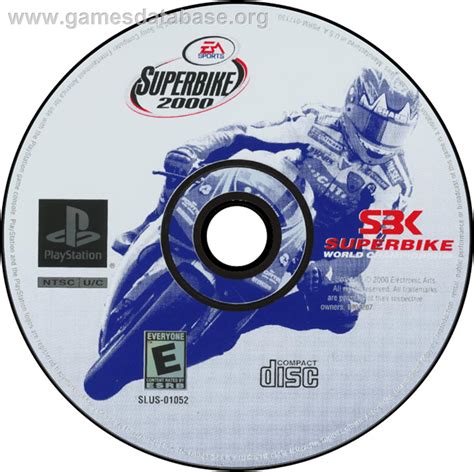 Superbike Sony Playstation Artwork Disc