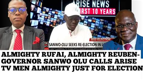 Almighty Rufai Sanwo Olu Calls Rufai Oseni Almighty Rufai Almighty