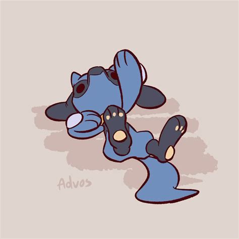 323983 Safe Artist Advosart Fictional Species Mammal Riolu Semi