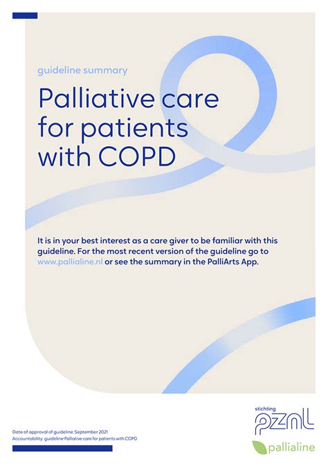 Guideline Palliative Care For Patients With Copd Shop Pznl