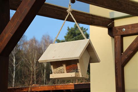 Bauanleitung Vogelhaus Im Blockhausstil Dein Vogelhauschen De