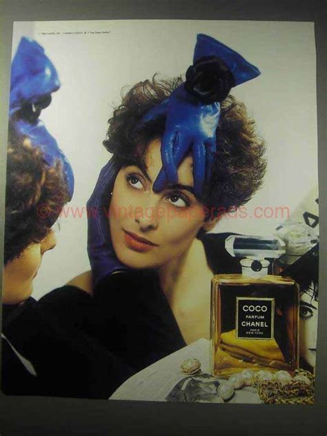 1985 Chanel Coco Perfume Ad