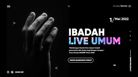 Ibadah Live Umum Gkkd Bp Minggu Mei Youtube