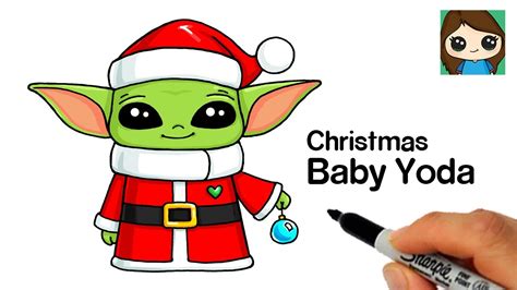 How To Draw Baby Yoda Art For Kids Hub